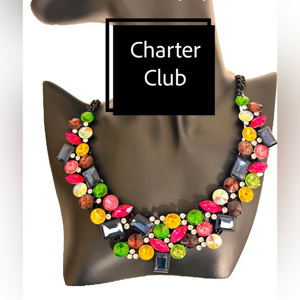 Charter Club Vibrant Gemstone Necklace